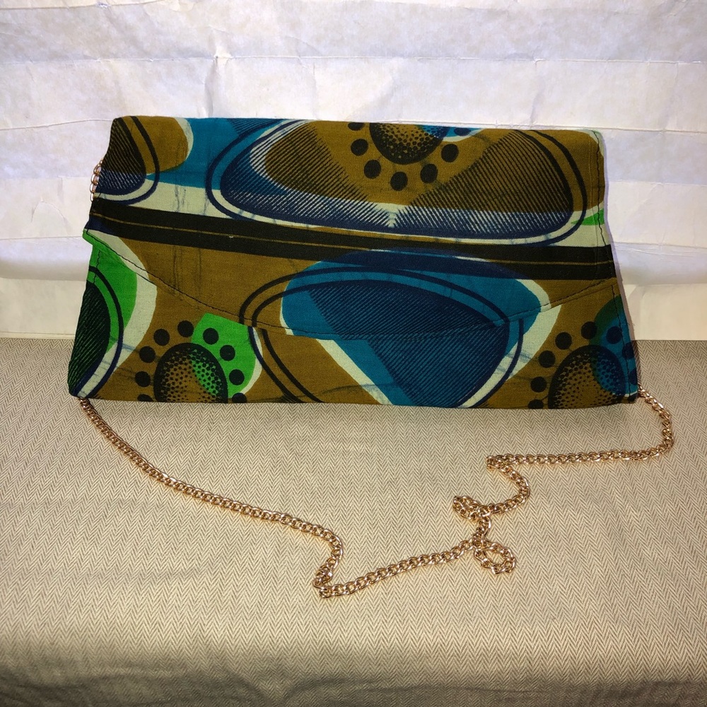 Multi Color Clutch Bag